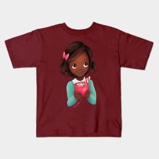 Peppermint Hot Chocolate Kids T-Shirt